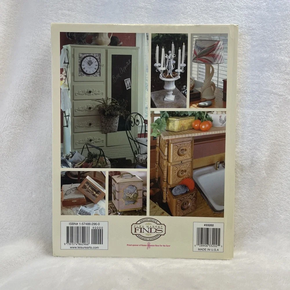 Flea Market Finds Before & After Home Decorating‎ Makeover Leisure Arts Book